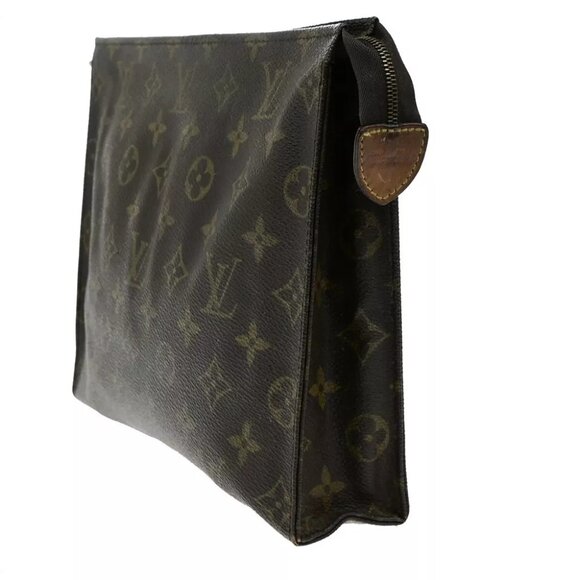 LOUIS VUITTON Poche Toilette 26 Clutch Hand Bag Monogram Leather M47542 02EE006 - Picture 9 of 14